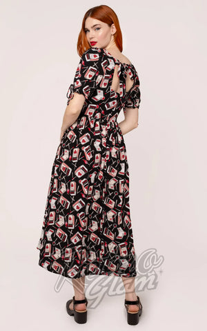 Hell Bunny Perfect Match Maxi Dress back Hell Bunny Perfect Match Maxi Dress back