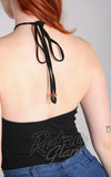 Hell Bunny Maya Top in Black back Hell Bunny Maya Top in Black back