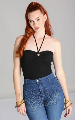 Hell Bunny Maya Top in Black Hell Bunny Maya Top in Black