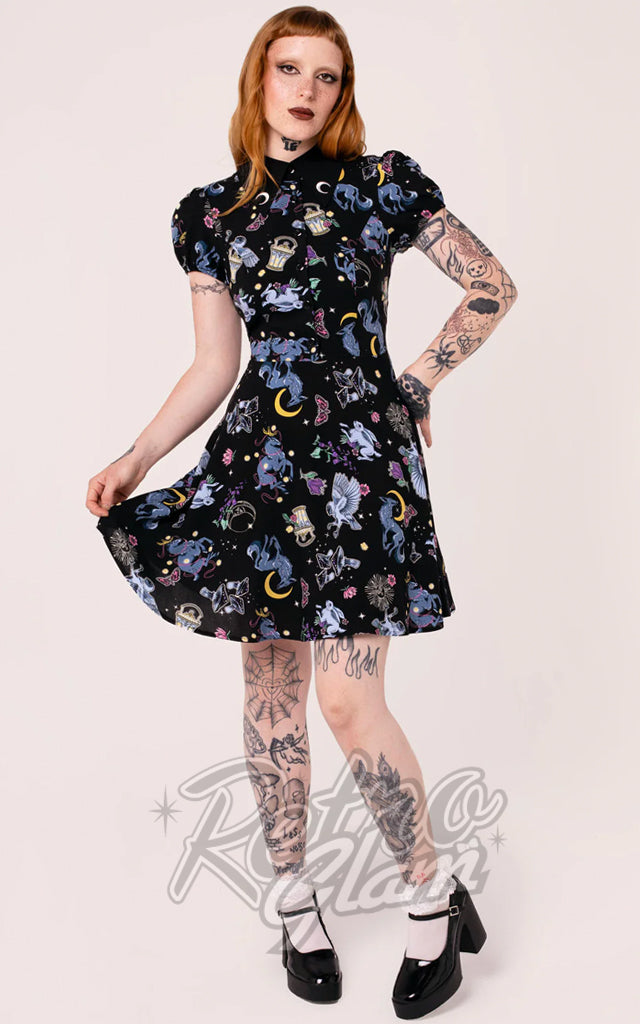Hell Bunny Moonlit Mini Dress Hell Bunny Moonlit Mini Dress