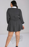 Hell Bunny Naomi Polka Dot 60s Dress curvy back Hell Bunny Naomi Polka Dot 60s Dress curvy back