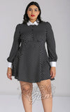 Hell Bunny Naomi Polka Dot 60s Dress curvy Hell Bunny Naomi Polka Dot 60s Dress curvy