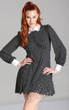 Hell Bunny Naomi Polka Dot 60s Dress detail Hell Bunny Naomi Polka Dot 60s Dress detail