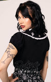 Hell Bunny Phantomette Blouse back Hell Bunny Phantomette Blouse back