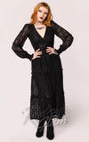 Hell Bunny Rhea Dress in Black Lace gothic Hell Bunny Rhea Dress in Black Lace gothic
