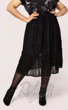 Hell Bunny Rhea Skirt in Black Lace plus size Hell Bunny Rhea Skirt in Black Lace plus size