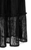 Hell Bunny Rhea Skirt in Black Lace detail Hell Bunny Rhea Skirt in Black Lace detail