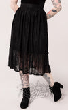 Hell Bunny Rhea Skirt in Black Lace gothic Hell Bunny Rhea Skirt in Black Lace gothic