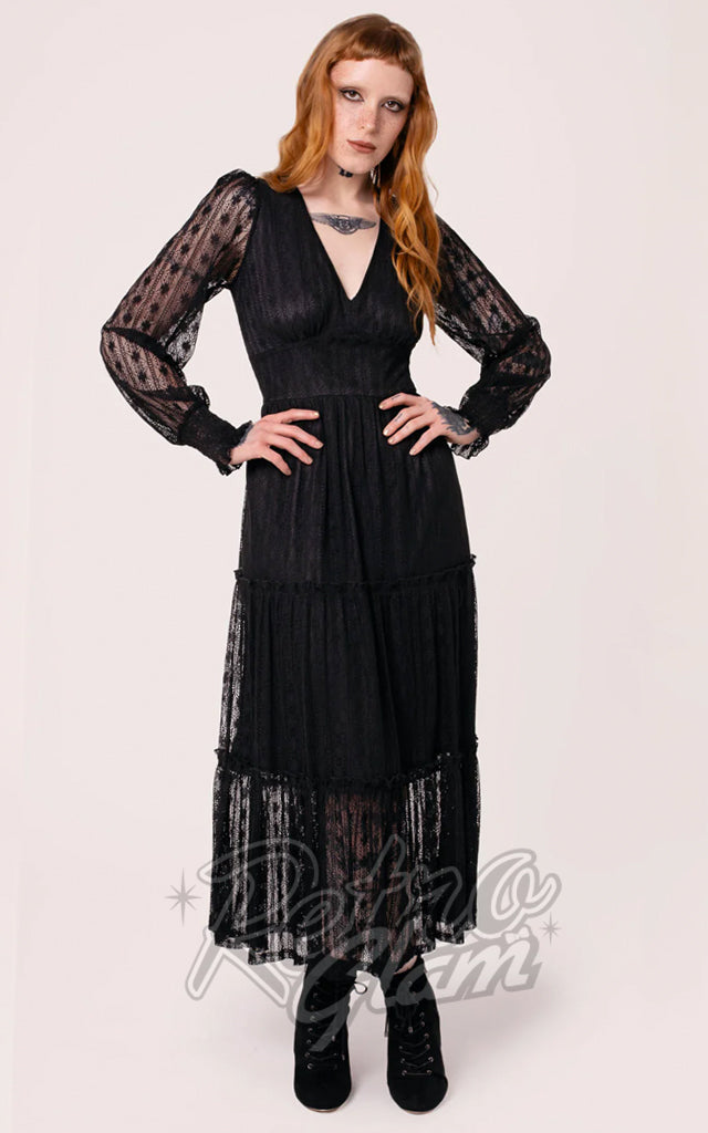 Hell Bunny Rhianne Dress in Black Lace - Pre-Order Hell Bunny Rhianne Dress in Black Lace - Pre-Order