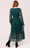 Hell Bunny Rhianne Dress in Green Lace back Hell Bunny Rhianne Dress in Green Lace back