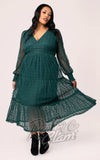 Hell Bunny Rhianne Dress in Green Lace curvy bohemian Hell Bunny Rhianne Dress in Green Lace curvy bohemian