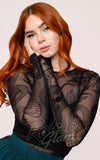 Hell Bunny Snake Charmer Mesh Top gothic Hell Bunny Snake Charmer Mesh Top gothic