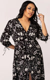 Hell Bunny Star Sign Maxi Dress plus size detail Hell Bunny Star Sign Maxi Dress plus size detail