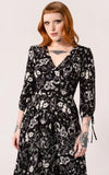 Hell Bunny Star Sign Maxi Dress detail Hell Bunny Star Sign Maxi Dress detail
