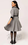 Hell Bunny Teddy Dress in Houndstooth back Hell Bunny Teddy Dress in Houndstooth back
