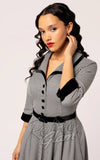 Hell Bunny Teddy Dress in Houndstooth pinup Hell Bunny Teddy Dress in Houndstooth pinup