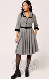 Hell Bunny Teddy Dress in Houndstooth Hell Bunny Teddy Dress in Houndstooth