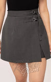 Hell Bunny Traxler Skorts in grey Hell Bunny Traxler Skorts in grey