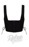 Hell Bunny Viva Maria Corset back detail Hell Bunny Viva Maria Corset back detail