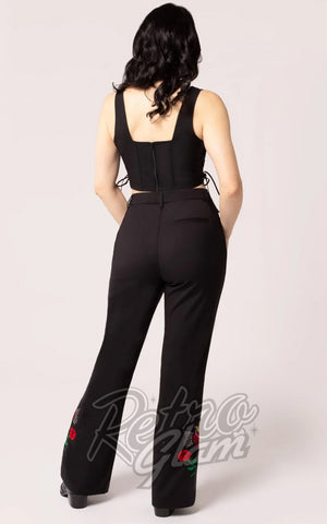 Hell Bunny Viva Maria Trousers back Hell Bunny Viva Maria Trousers back