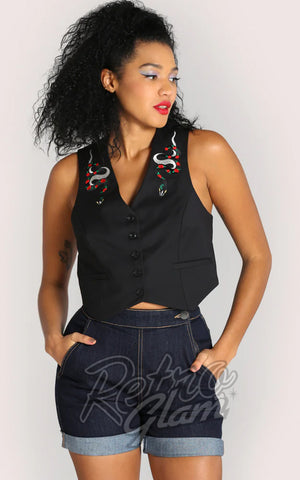 Hell Bunny Viva Maria Waistcoat Hell Bunny Viva Maria Waistcoat