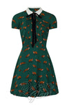 Hell Bunny Vixey Dress in Green - L left only Hell Bunny Vixey Dress in Green - L left only