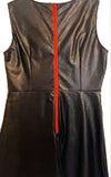 Jawbreaker Aladdin Sane Mini Pleather Dress back Jawbreaker Aladdin Sane Mini Pleather Dress back