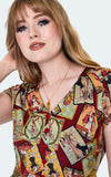 Voodoo Vixen Scattered Tarot Jumpsuit detail Voodoo Vixen Scattered Tarot Jumpsuit detail