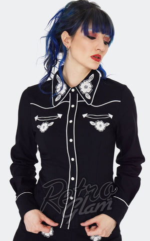 Jawbreaker Western Flowers Button Up Shirt Jawbreaker Western Flowers Button Up Shirt