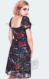 Jawbreaker Night Meadow Skater Dress back Jawbreaker Night Meadow Skater Dress back