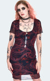 Jawbreaker Snake Bite Dress detail Jawbreaker Snake Bite Dress detail