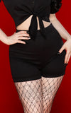 Katakomb Connie Shorts in Black pinup Katakomb Connie Shorts in Black pinup