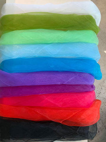 Chiffon Hair Scarves Chiffon Hair Scarves