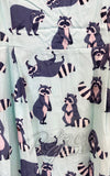 Racoon print fabric Racoon print fabric