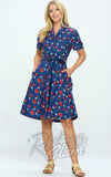 Dress in Strawberry Print Dress in Strawberry Print