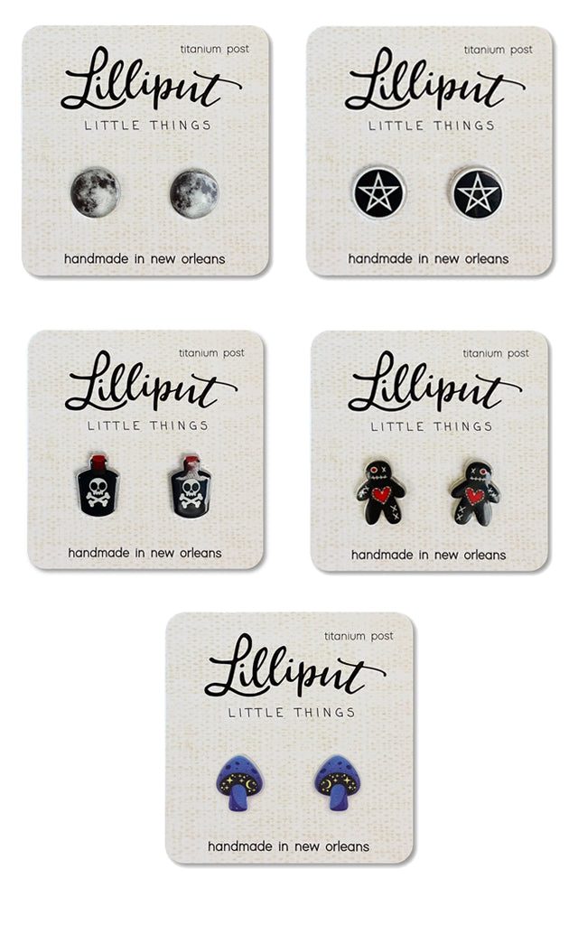 Lilliput Stud Earrings - Witchy Lilliput Stud Earrings - Witchy