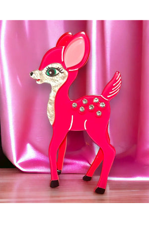 Lipstick & Chrome x Candy Doll Club Fawntasia Brooch pink Lipstick & Chrome x Candy Doll Club Fawntasia Brooch pink