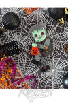 Lipstick & Chrome Frankenstop Brooch halloween Lipstick & Chrome Frankenstop Brooch halloween
