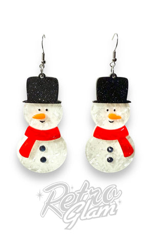 Lipstick & Chrome Frosty Friends Earrings Lipstick & Chrome Frosty Friends Earrings