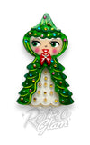 Lipstick & Chrome Holly Howard Christmas Tree Girl Lipstick & Chrome Holly Howard Christmas Tree Girl