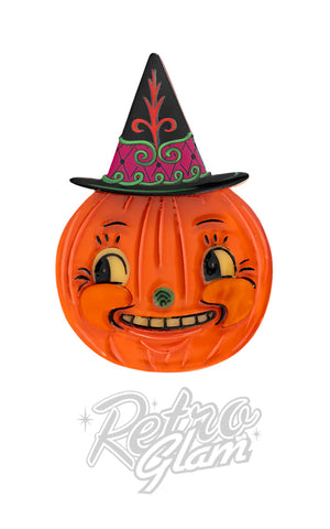 Lipstick & Chrome Hocus Pocus Pumpkin Brooch Lipstick & Chrome Hocus Pocus Pumpkin Brooch