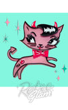 Lipstick & Chrome X Miss Fluff Bad Kitty Brooch Lipstick & Chrome X Miss Fluff Bad Kitty Brooch