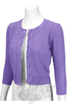 Mak Textured Cardigan in Blueberry rockabilly Mak Textured Cardigan in Blueberry rockabilly