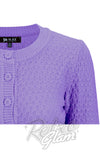 Mak Textured Cardigan in lilac Mak Textured Cardigan in lilac