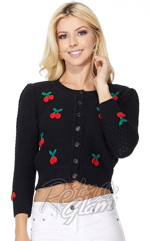 Mak Cherry Cardigan in Black