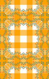 Miss Lulo Bella Swing Dress in Orange Gingham fabric Miss Lulo Bella Swing Dress in Orange Gingham fabric