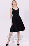 Miss Lulo Heidi Swing Dress in Black Miss Lulo Heidi Swing Dress in Black
