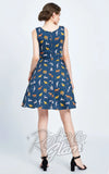 Miss Lulo Kerry Dress in Animals Print back Miss Lulo Kerry Dress in Animals Print back