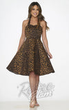 Orchid Bloom Leopard Halter Dress Orchid Bloom Leopard Halter Dress