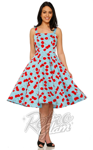Orchid Bloom Martina Blue Cherries Dress Orchid Bloom Martina Blue Cherries Dress